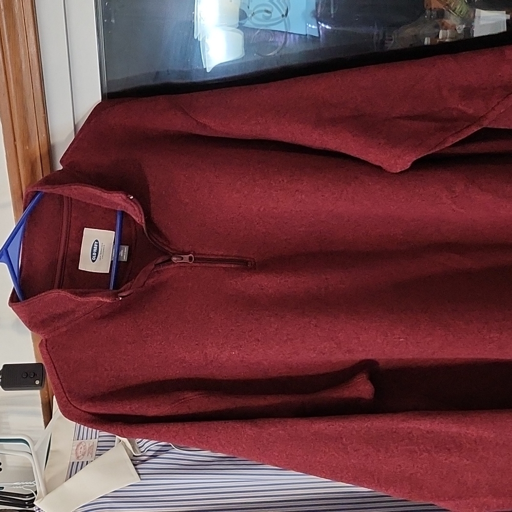3xlt 1/4 zip pullover red